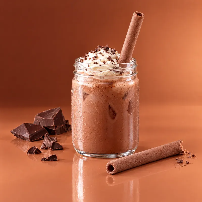 Cannuccia SORBOS gusto Cioccolato nel suo drink