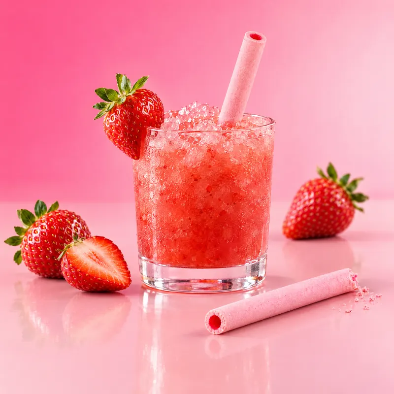 Cannuccia SORBOS gusto Fragola nel suo drink