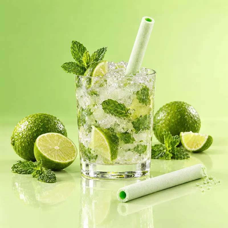 Cannuccia SORBOS gusto Lime nel suo drink