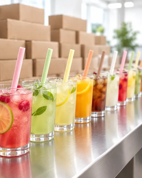Cannuccia SORBOS in un drink: Distributori